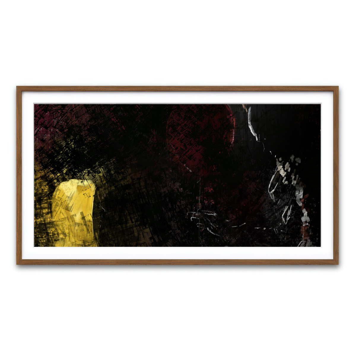 Framed Print 2x1 Walnut