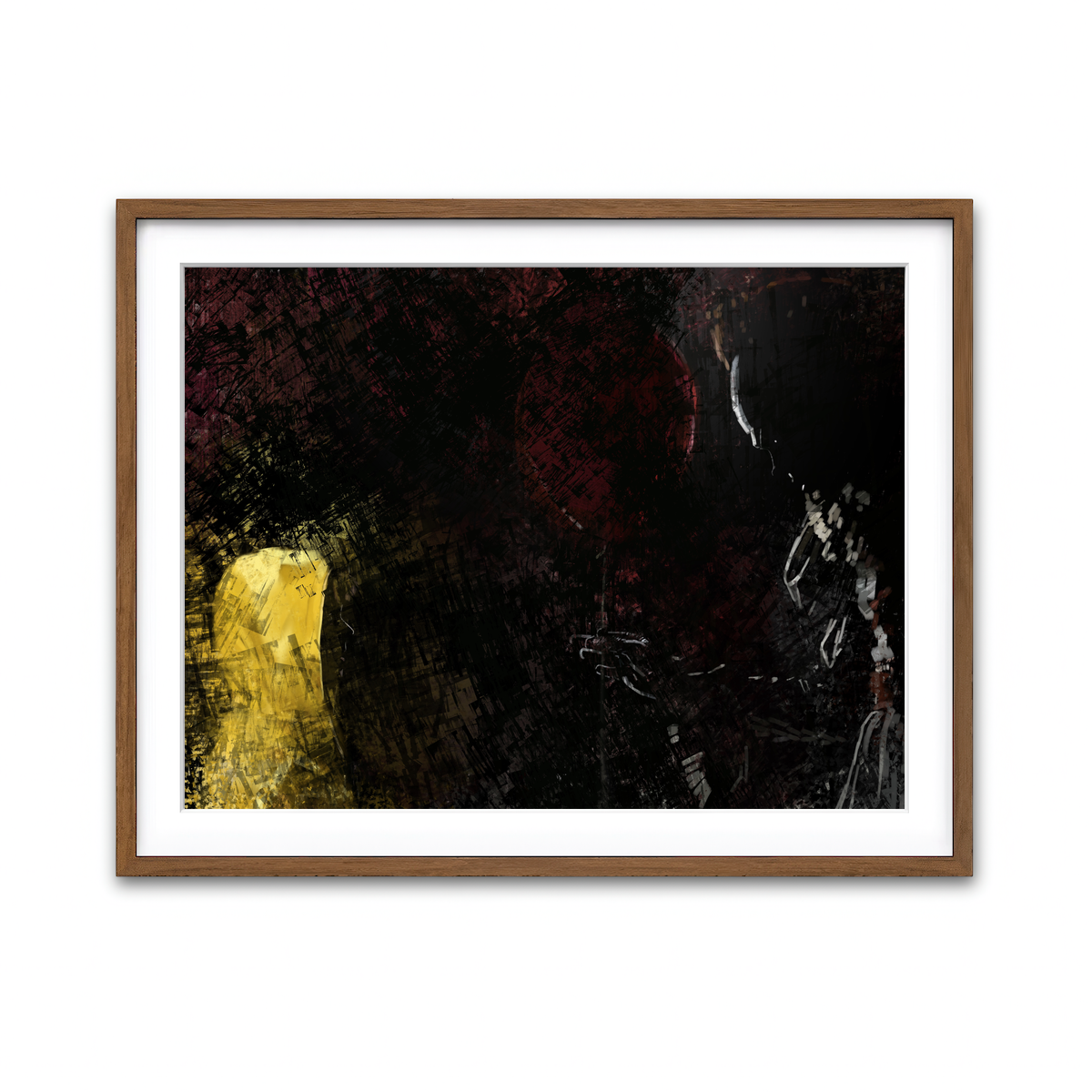 Framed Print 4x3 Walnut