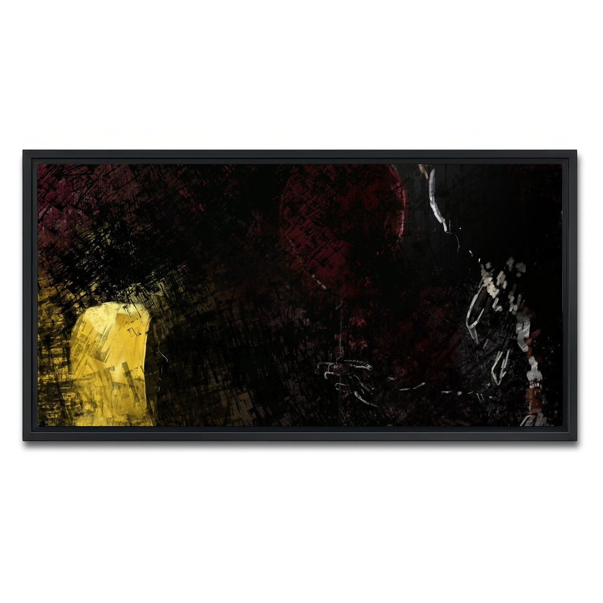 AUTO-MOCKUP WHITE | We All Float | 1 Piece | Black Framed Canvas | group=2x1