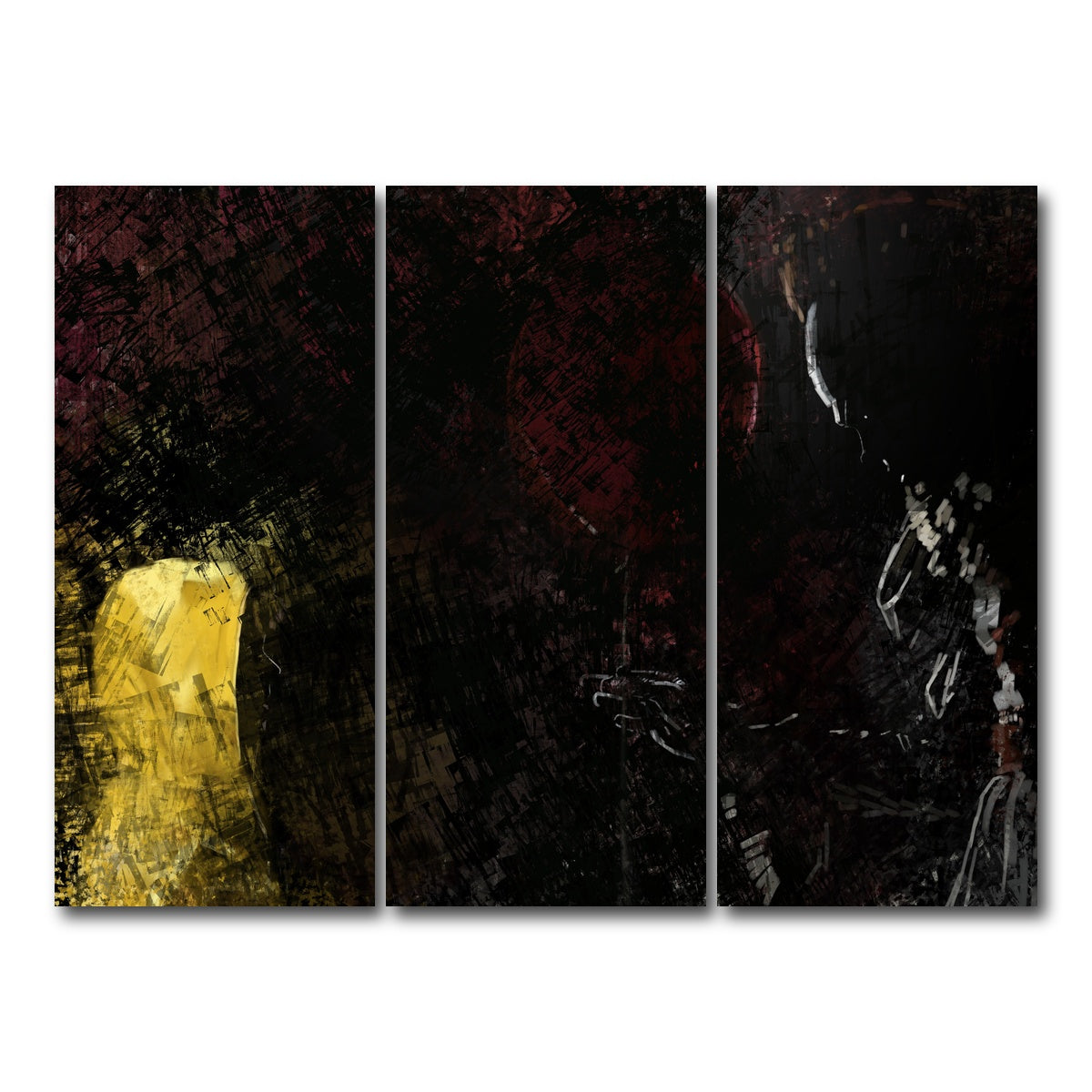 AUTO-MOCKUP WHITE | We All Float | 3 Piece | Gallery Wrap Canvas | group=8x18