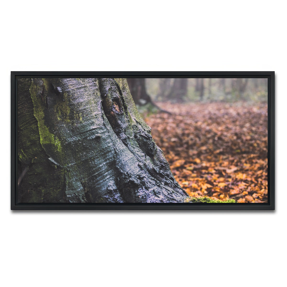 AUTO-MOCKUP WHITE | Weathered Trunk | 1 Piece | Black Framed Canvas | group=2x1