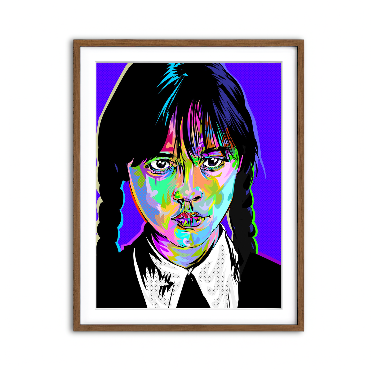 Framed Print 3x4 Walnut