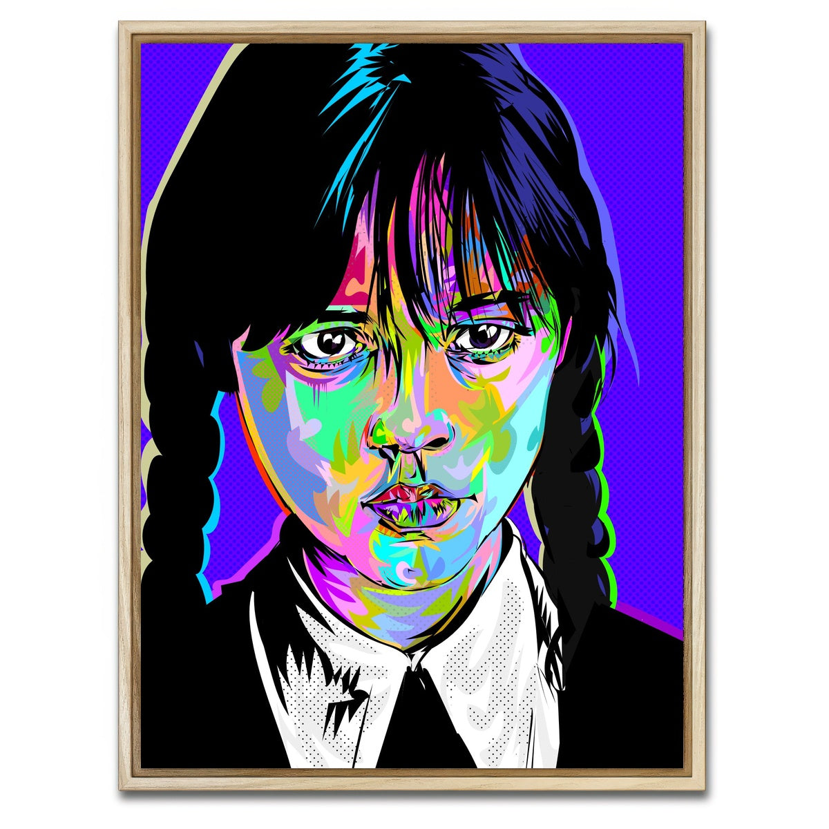 AUTO-MOCKUP WHITE | Wednesday | 1 Piece | Natural Framed Canvas | group=3x4