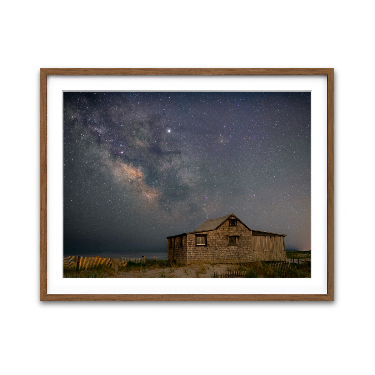 Framed Print 4x3 Walnut
