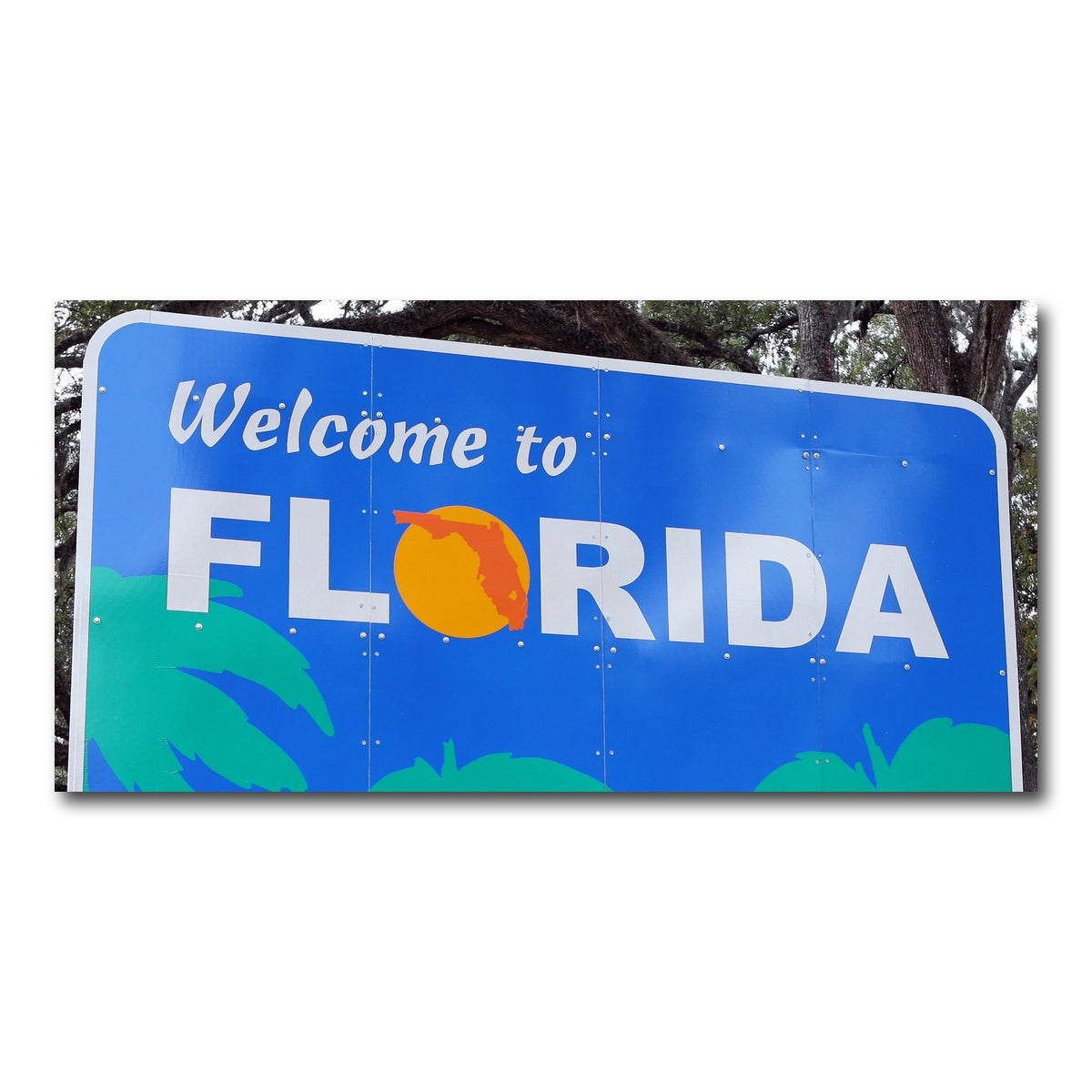 AUTO-MOCKUP WHITE | Welcome to Florida | 1 Piece | Gallery Wrap Canvas | group=2x1