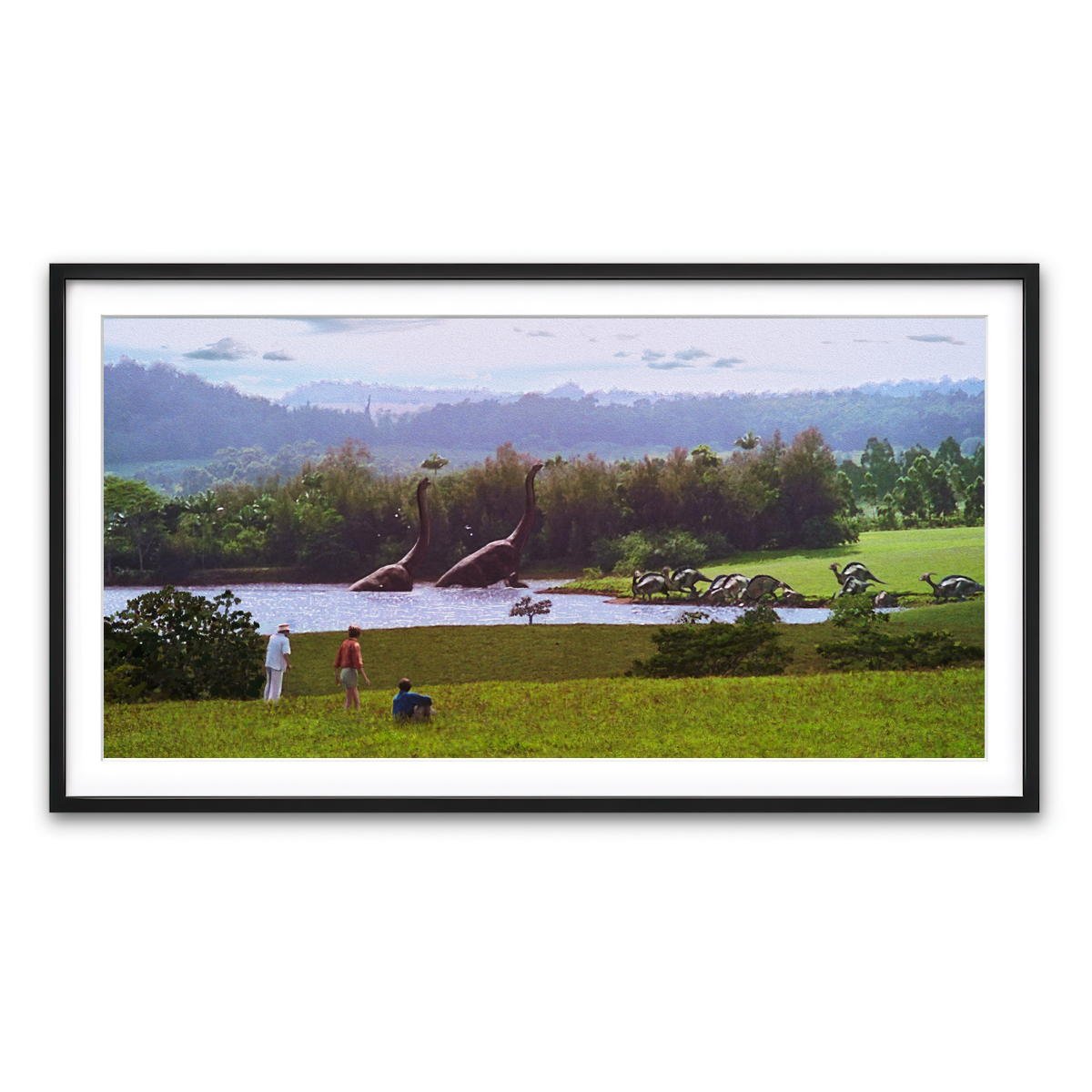 Framed Print 2x1 Black