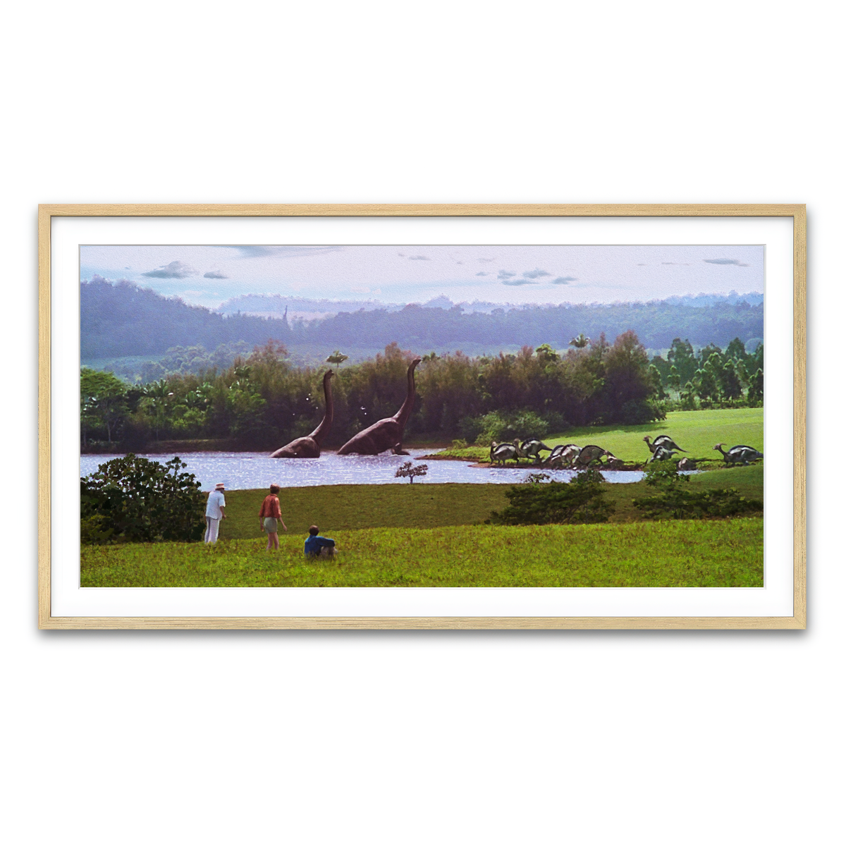 Framed Print 2x1 Natural