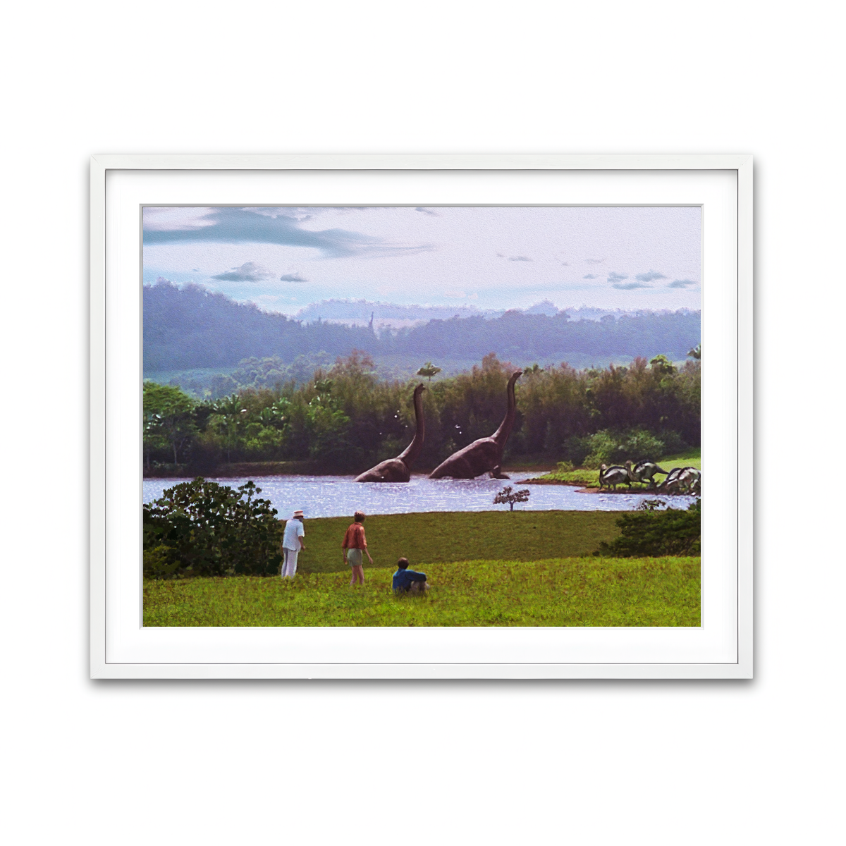 Framed Print 4x3 White