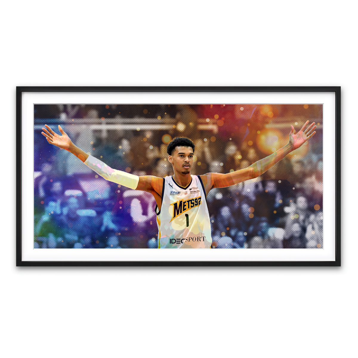 Framed Print 2x1 Black