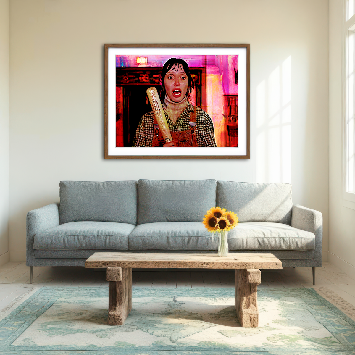 AUTO-MOCKUP ROOM | Wendy & Her Bat Wall Art