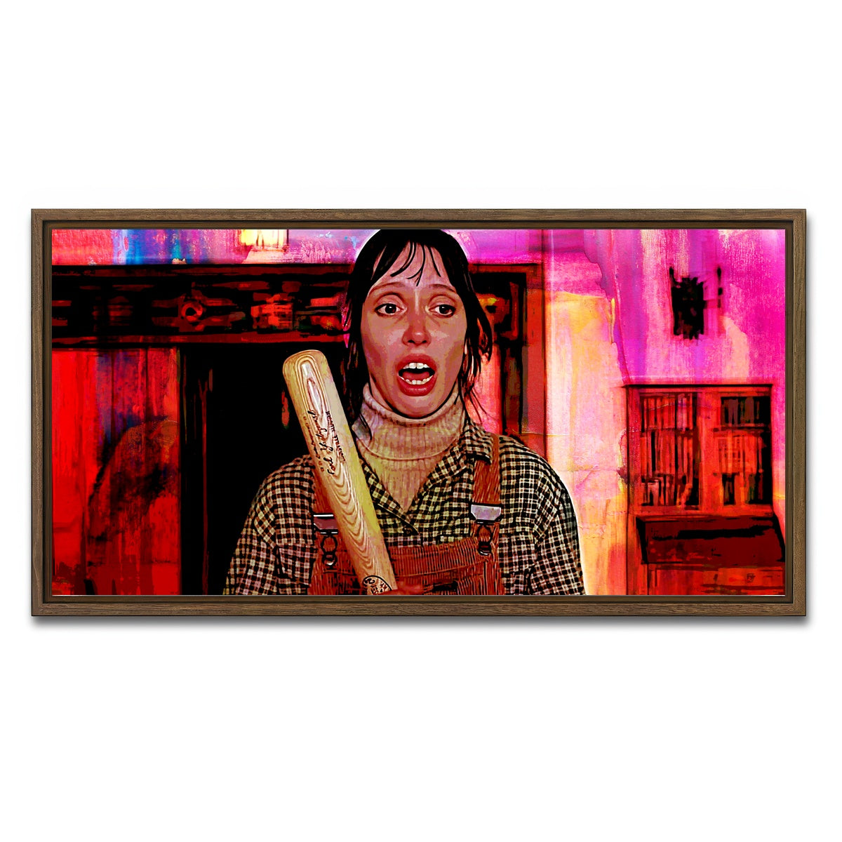 AUTO-MOCKUP WHITE | Wendy & Her Bat | 1 Piece | Walnut Framed Canvas | group=2x1