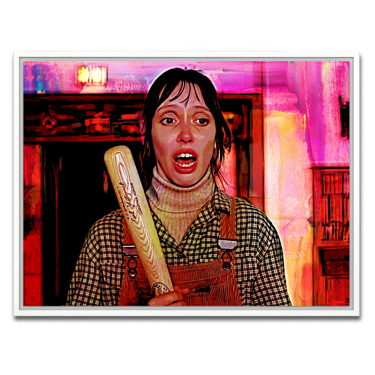 AUTO-MOCKUP WHITE | Wendy & Her Bat | 1 Piece | White Framed Canvas | group=4x3