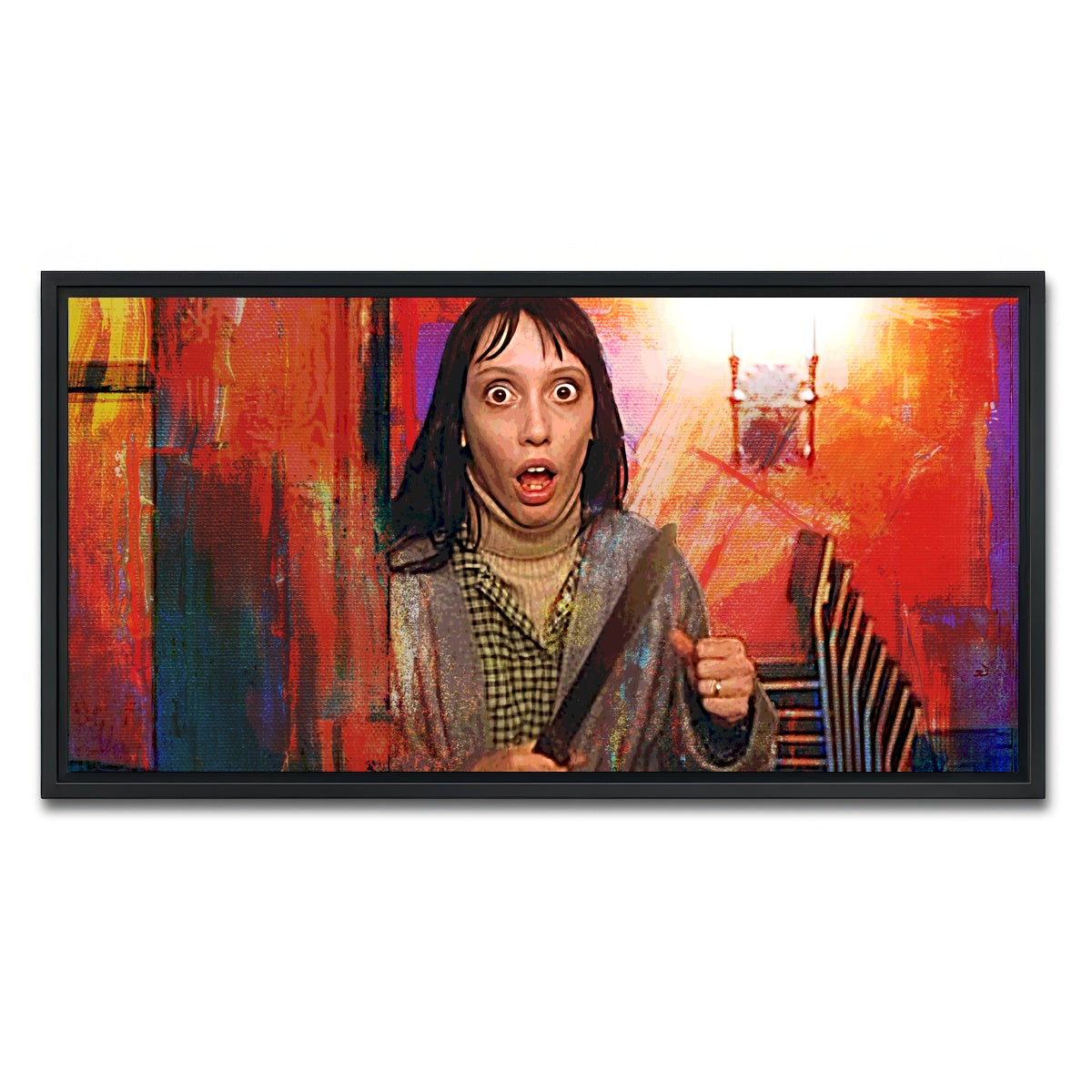 AUTO-MOCKUP WHITE | Wendy Terrified | 1 Piece | Black Framed Canvas | group=2x1