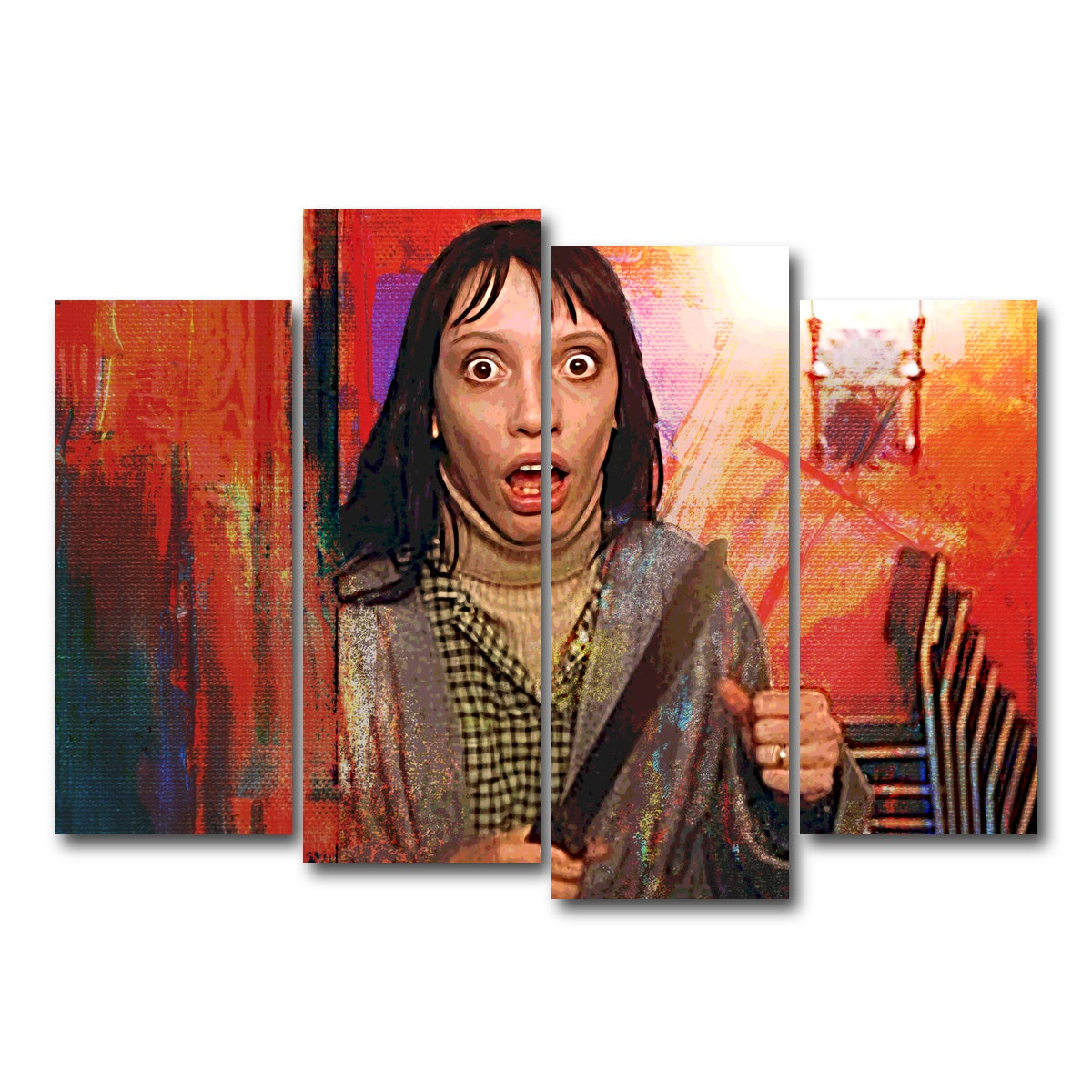 AUTO-MOCKUP WHITE | Wendy Terrified | 4 Piece | Gallery Wrap Canvas | group=4_normal