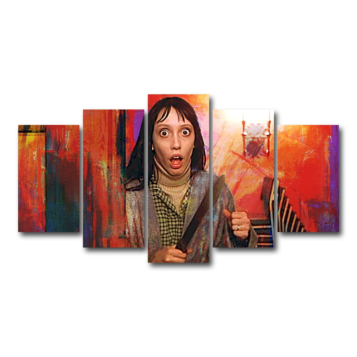 AUTO-MOCKUP WHITE | Wendy Terrified | 5 Piece | Gallery Wrap Canvas | group=5_normal