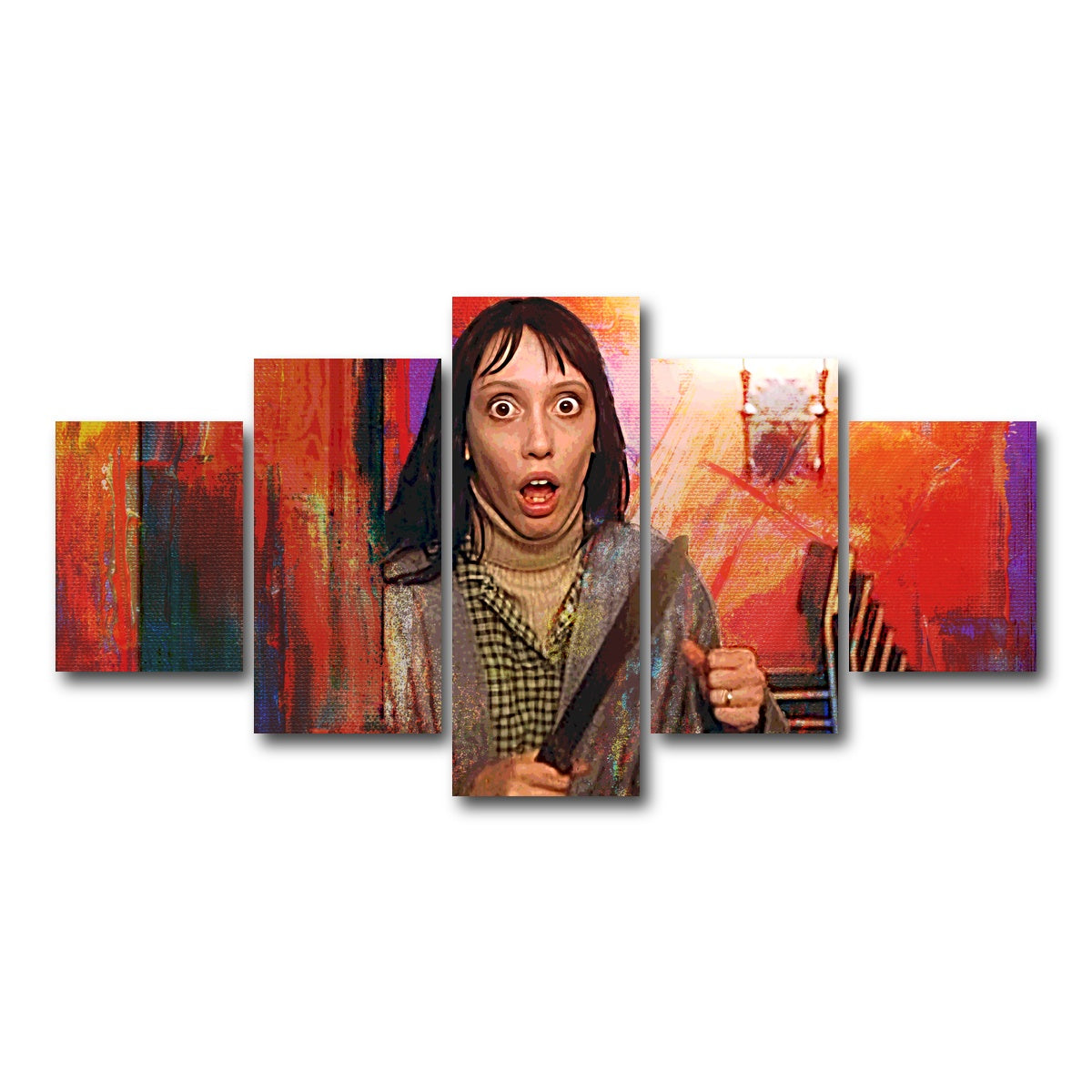 AUTO-MOCKUP WHITE | Wendy Terrified | 5 Piece | Gallery Wrap Canvas | group=5_short