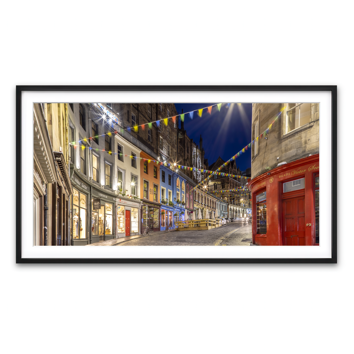 Framed Print 2x1 Black