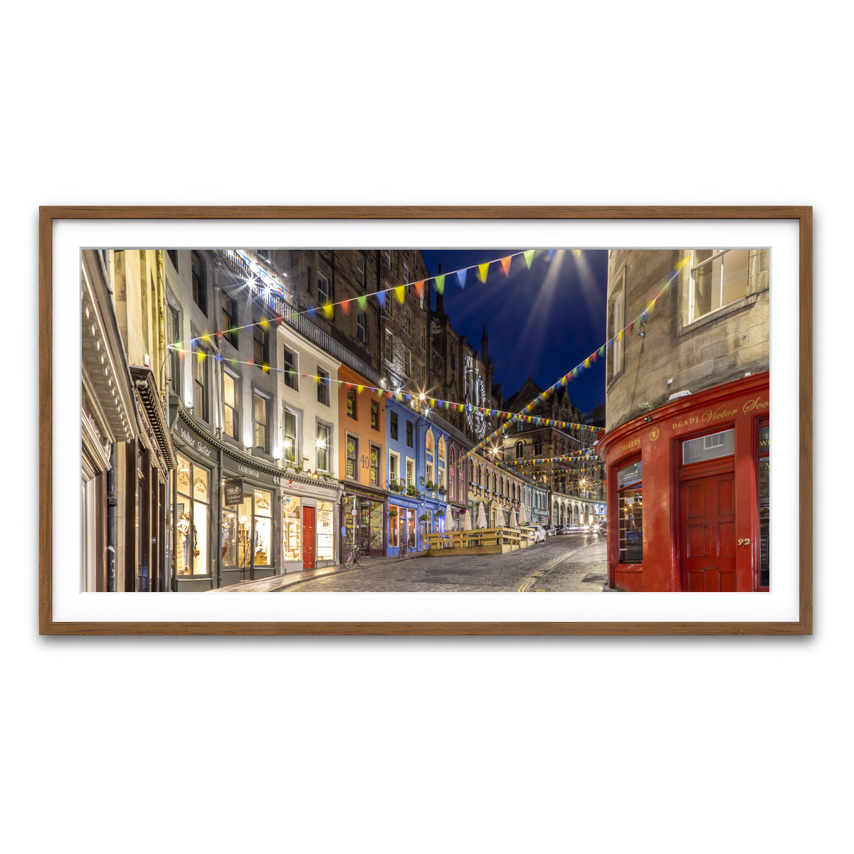 Framed Print 2x1 Walnut