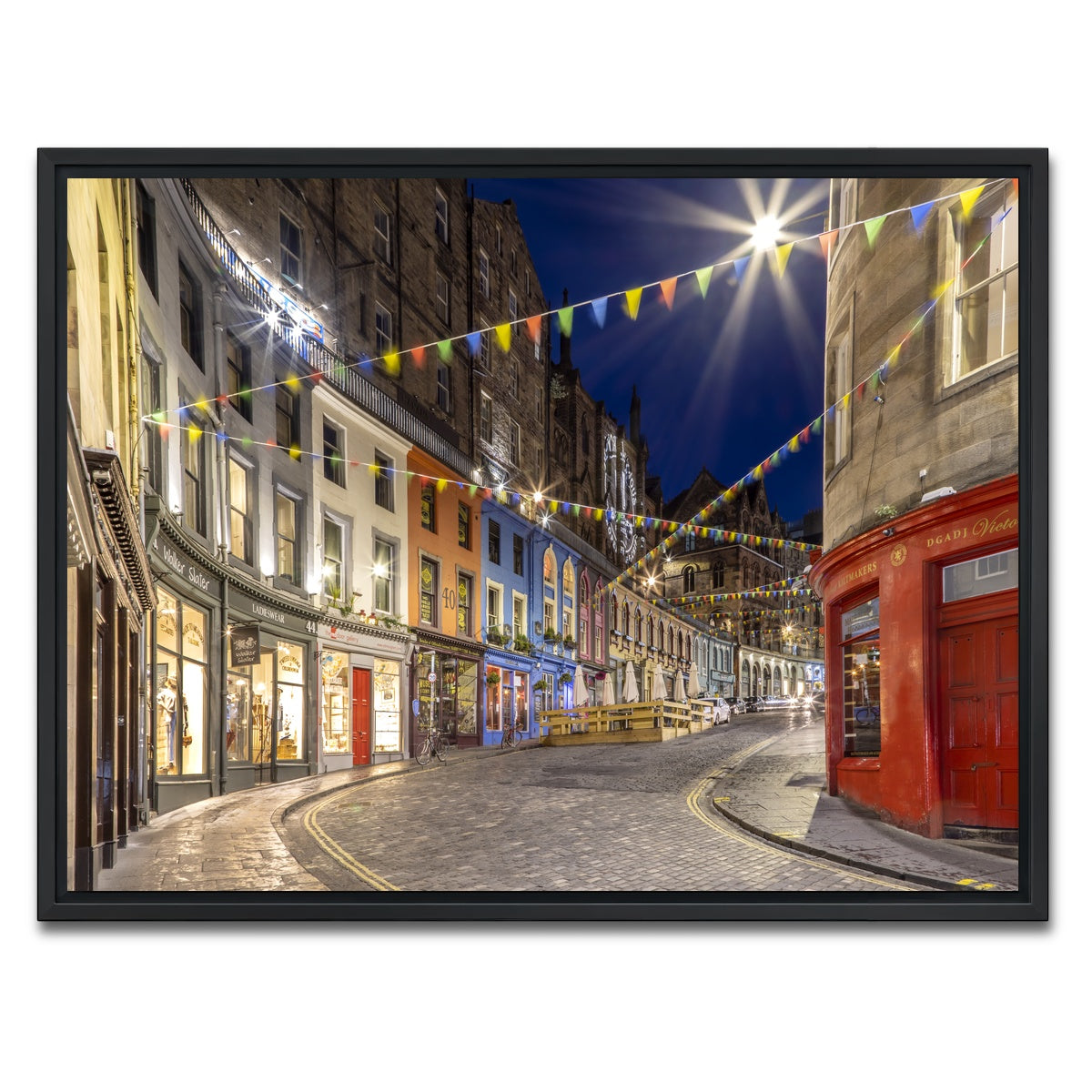 AUTO-MOCKUP WHITE | West Bow - Victoria Street | 1 Piece | Black Framed Canvas | group=4x3