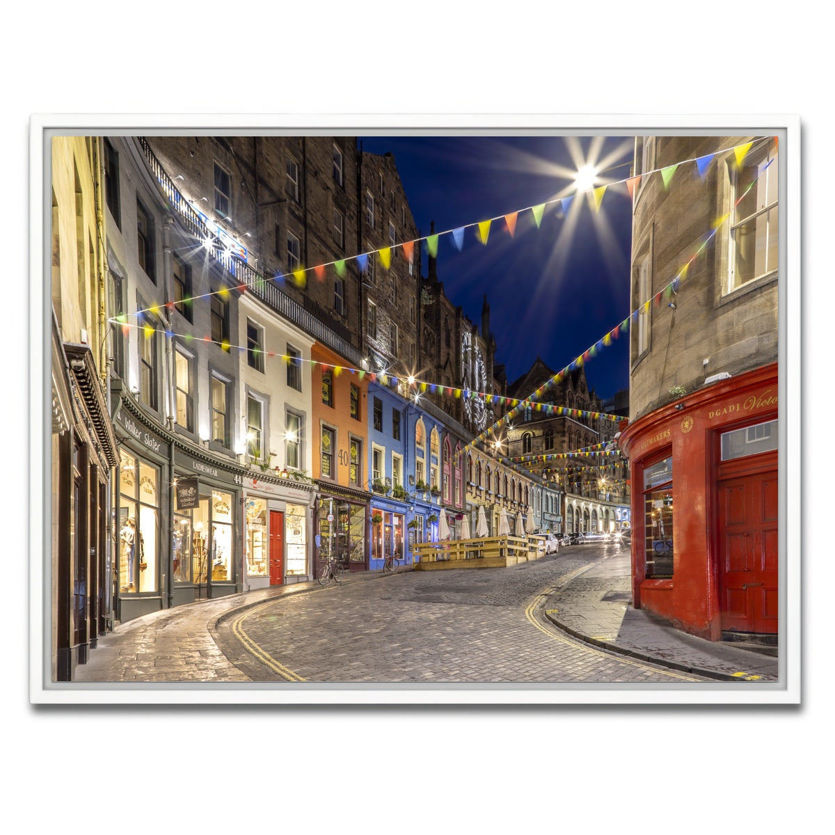 AUTO-MOCKUP WHITE | West Bow - Victoria Street | 1 Piece | White Framed Canvas | group=4x3