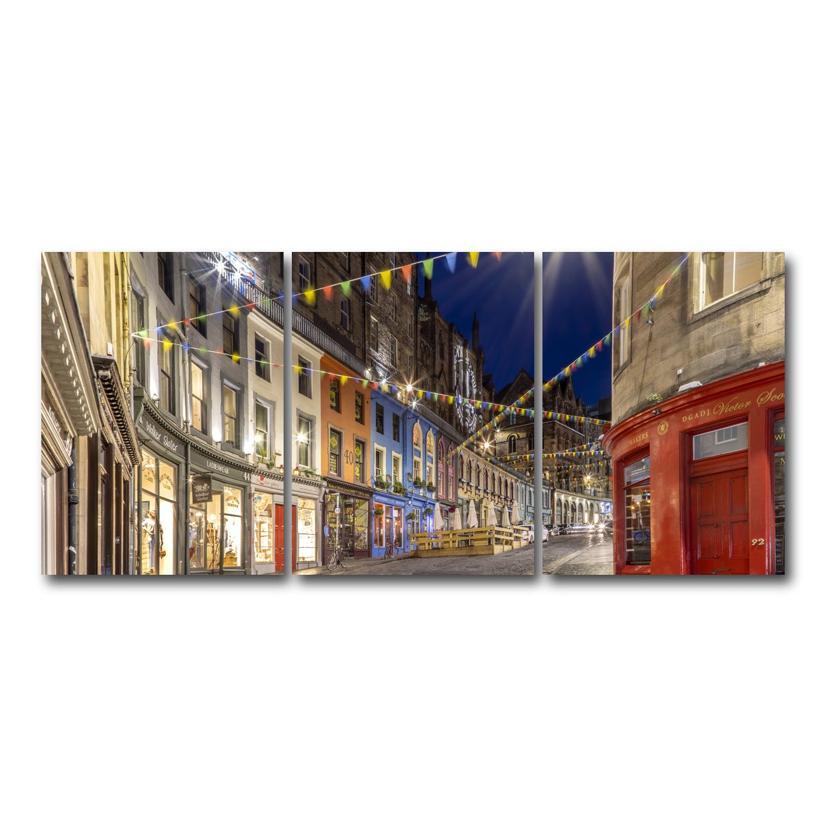 AUTO-MOCKUP WHITE | West Bow - Victoria Street | 3 Piece | Gallery Wrap Canvas | group=18x24