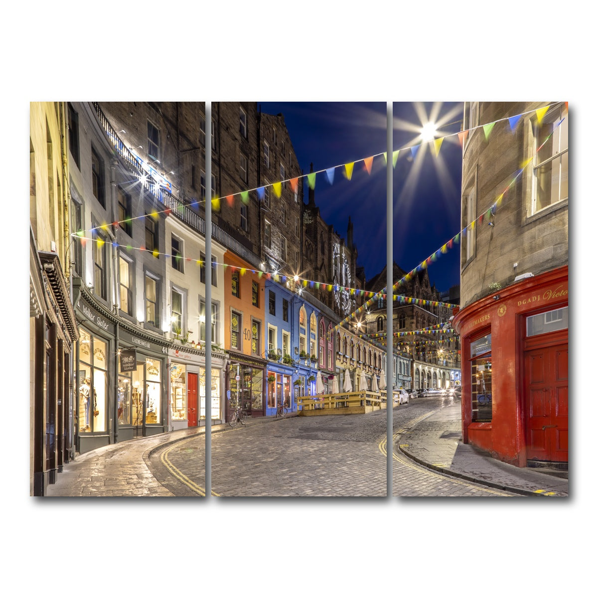 AUTO-MOCKUP WHITE | West Bow - Victoria Street | 3 Piece | Gallery Wrap Canvas | group=8x18