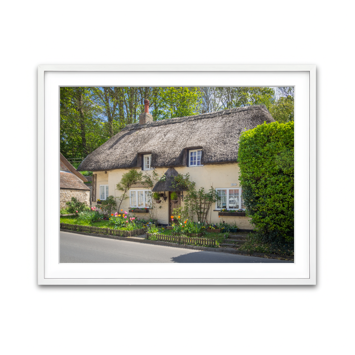 Framed Print 4x3 White