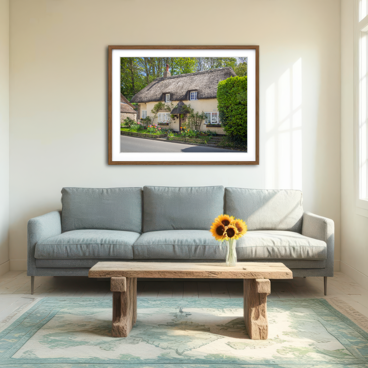 AUTO-MOCKUP ROOM | West Lulworth Cottage Wall Art