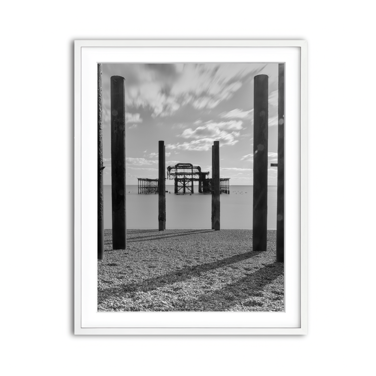 Framed Print 3x4 White