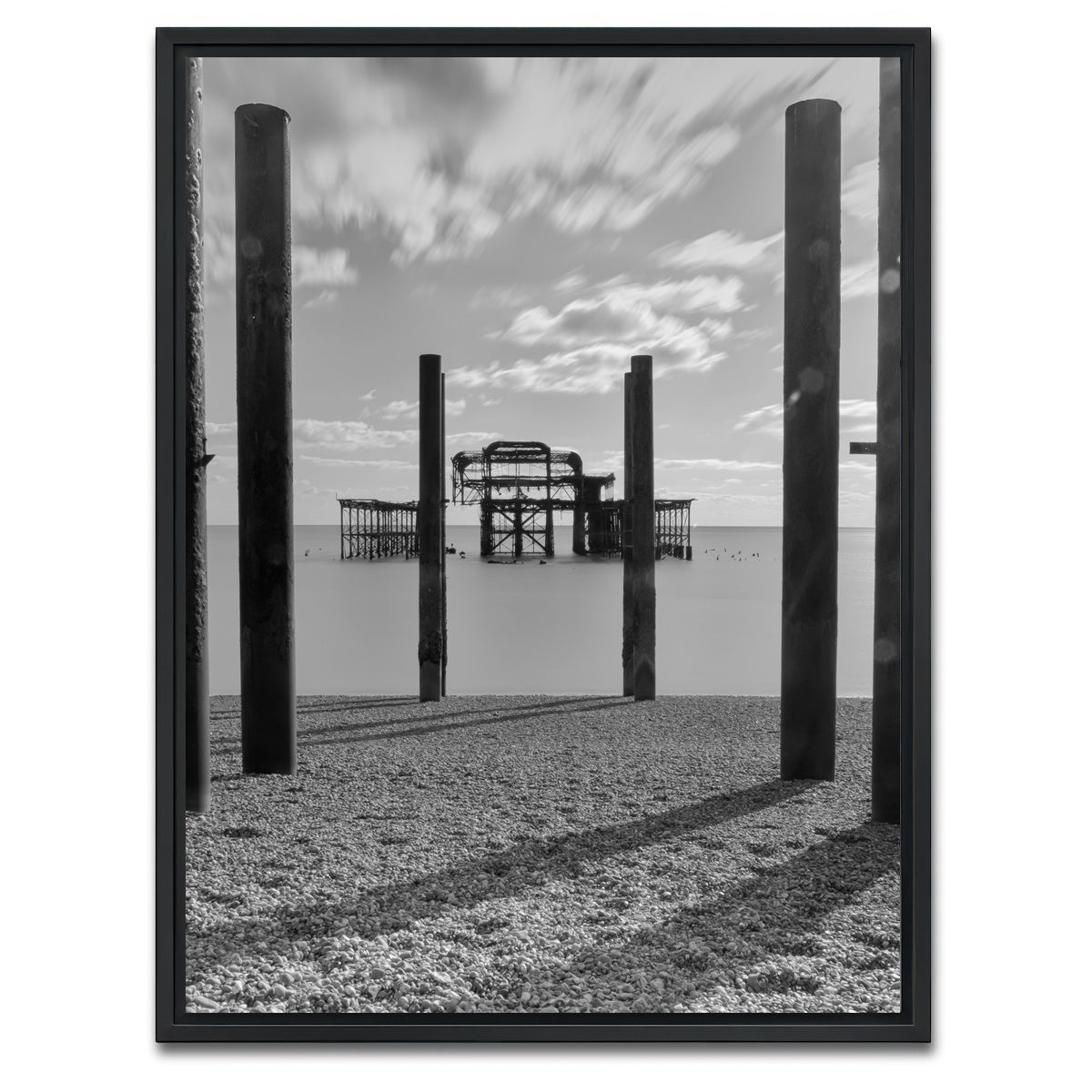 AUTO-MOCKUP WHITE | West Pier | 1 Piece | Black Framed Canvas | group=3x4