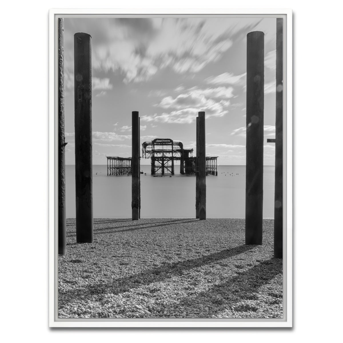 AUTO-MOCKUP WHITE | West Pier | 1 Piece | White Framed Canvas | group=3x4