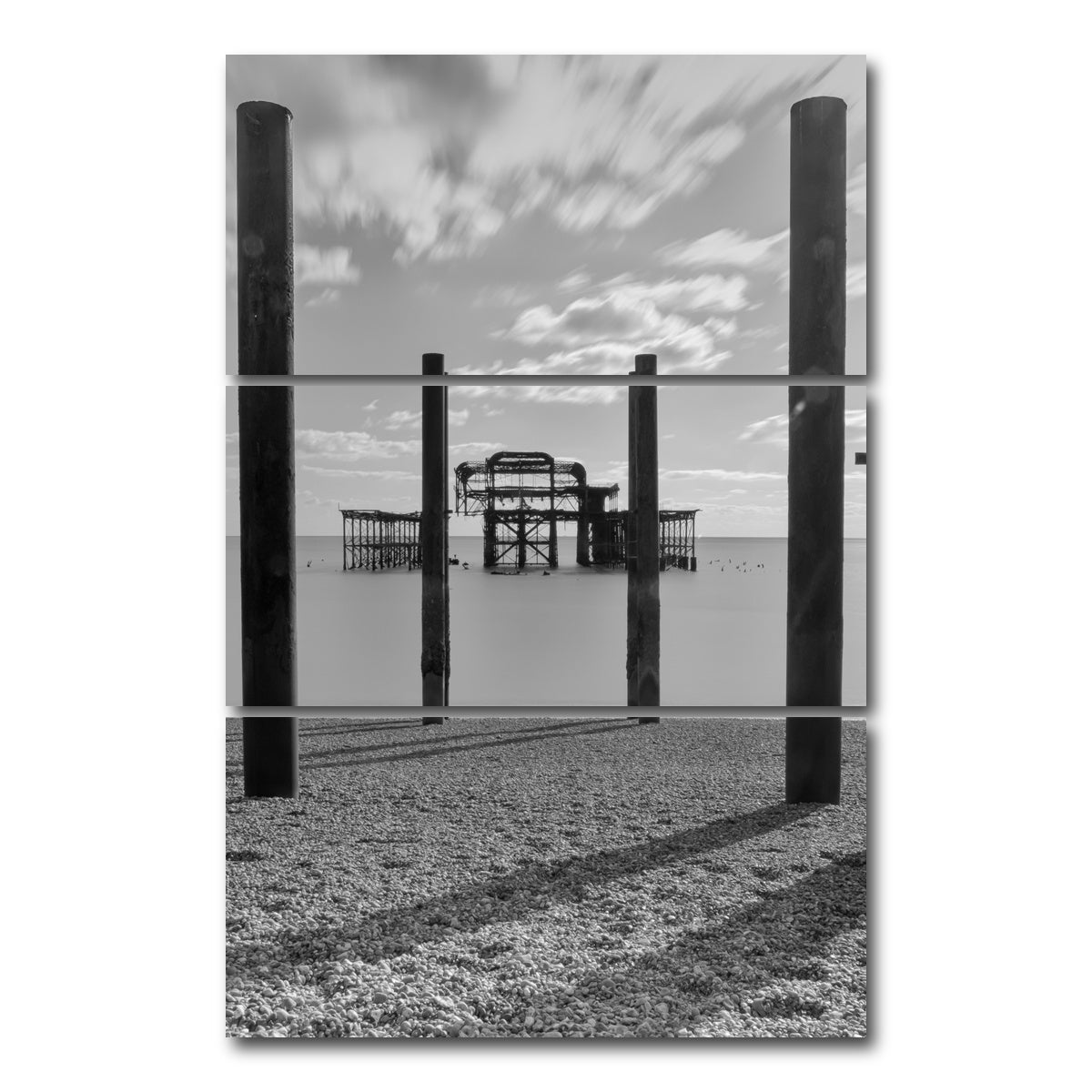 AUTO-MOCKUP WHITE | West Pier | 3 Piece | Gallery Wrap Canvas | group=12x24_stacked