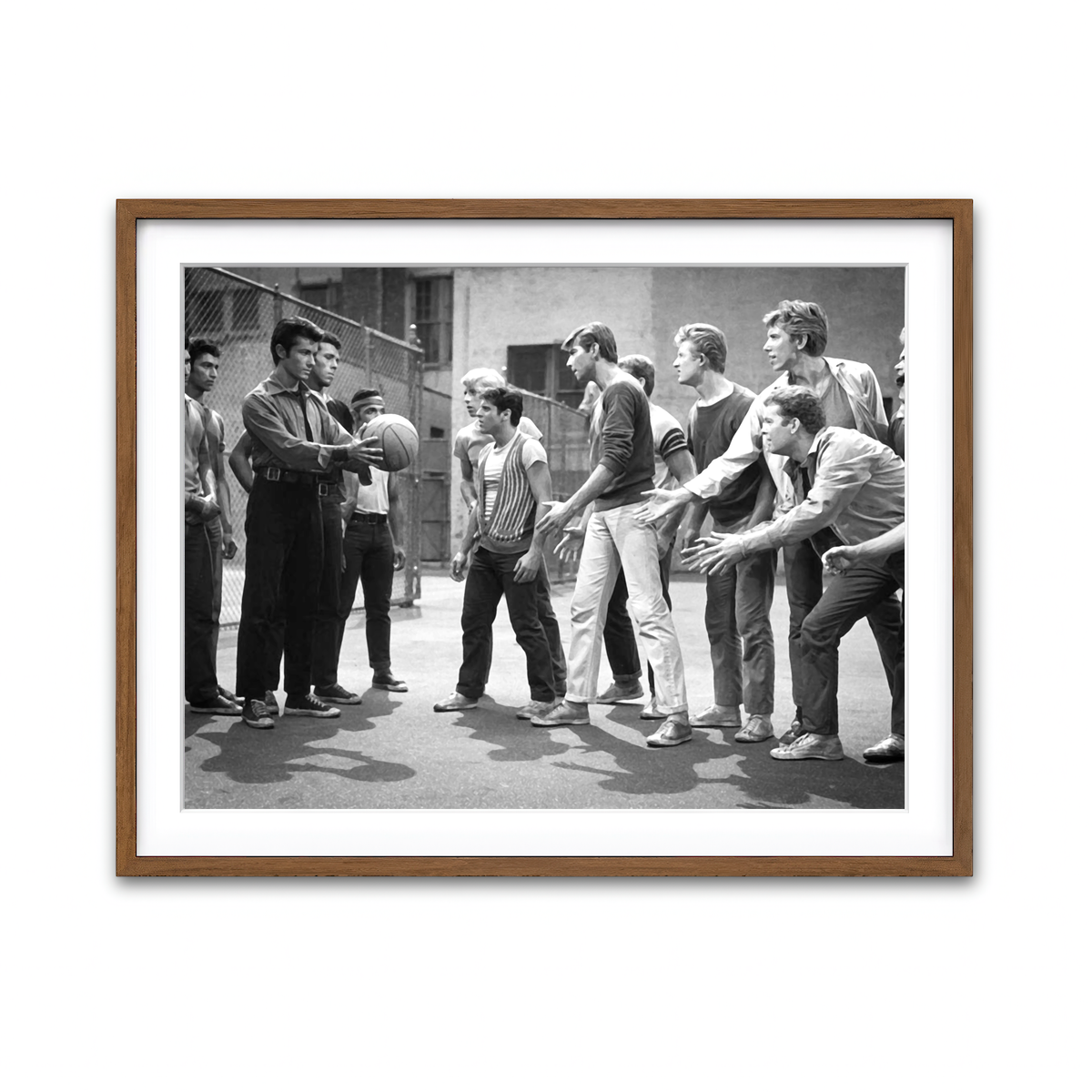 Framed Print 4x3 Walnut