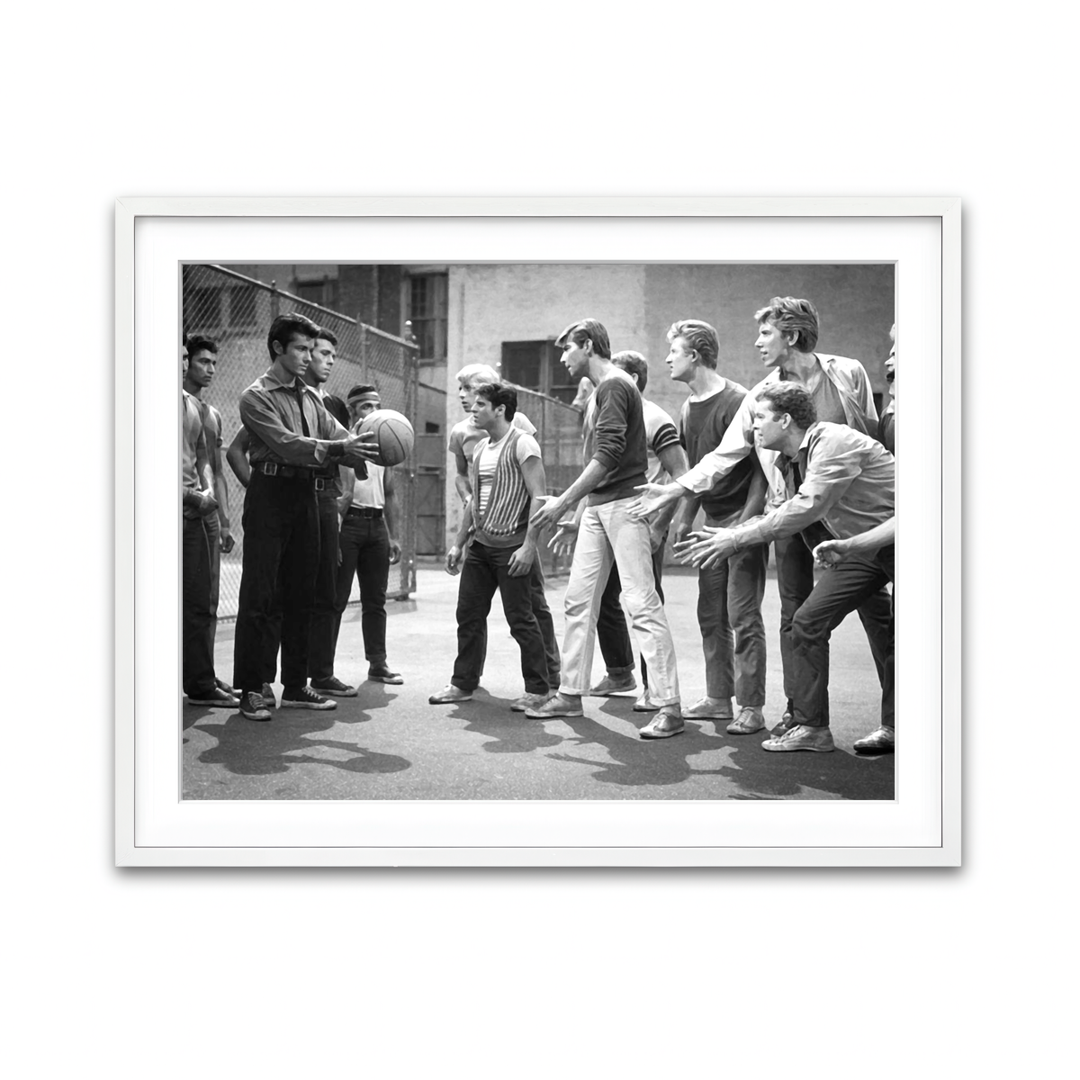 Framed Print 4x3 White