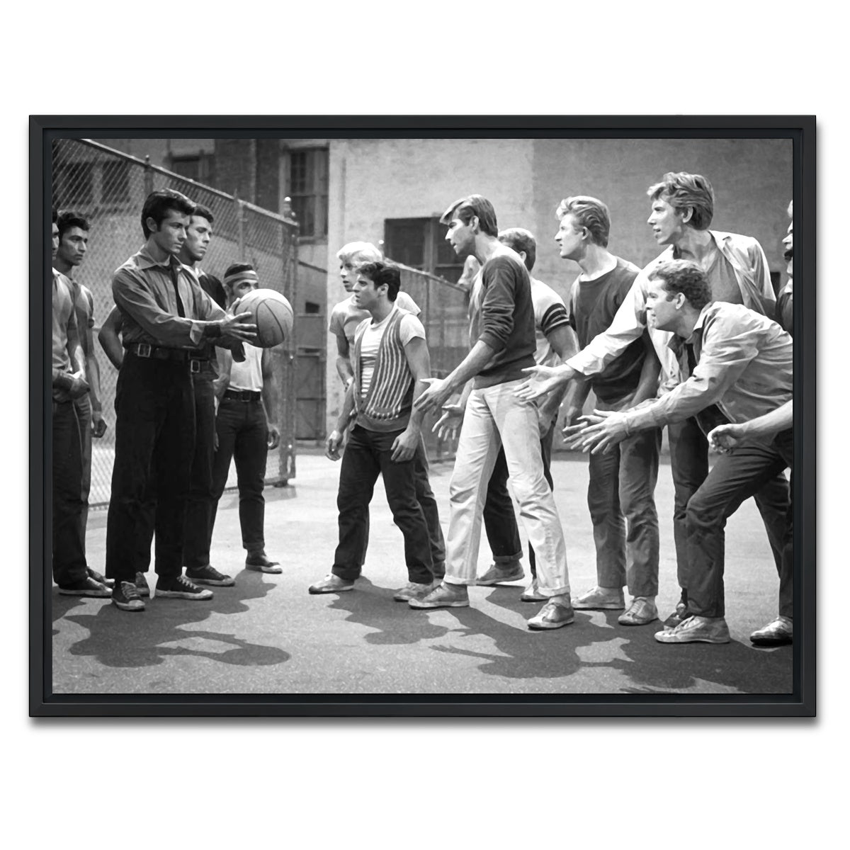 AUTO-MOCKUP WHITE | West Side Story | 1 Piece | Black Framed Canvas | group=4x3