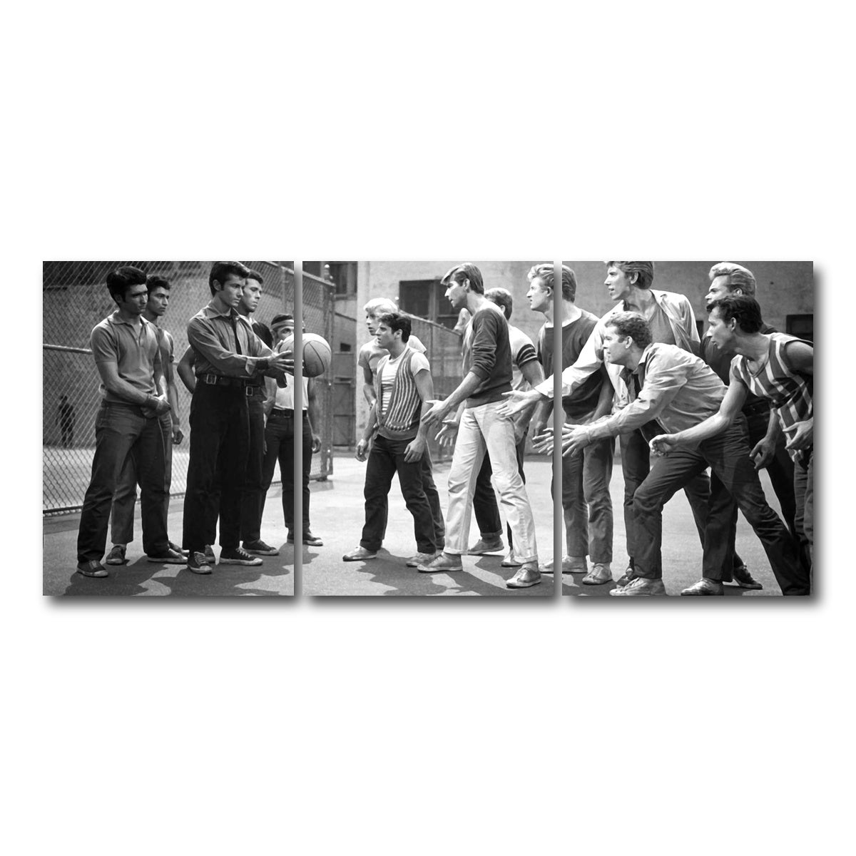AUTO-MOCKUP WHITE | West Side Story | 3 Piece | Gallery Wrap Canvas | group=18x24