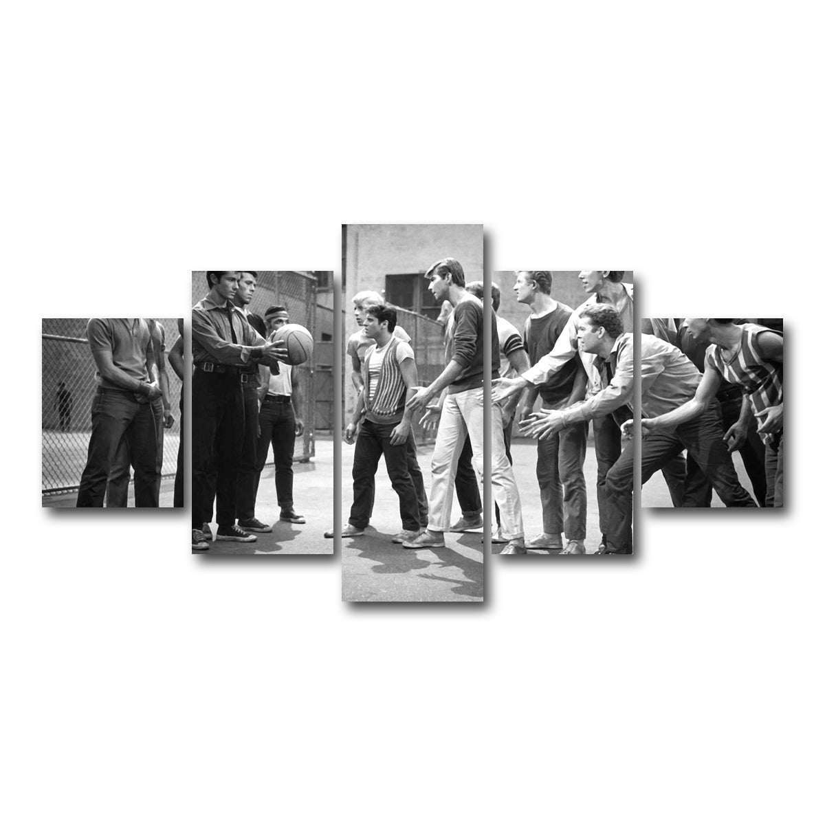 AUTO-MOCKUP WHITE | West Side Story | 5 Piece | Gallery Wrap Canvas | group=5_short