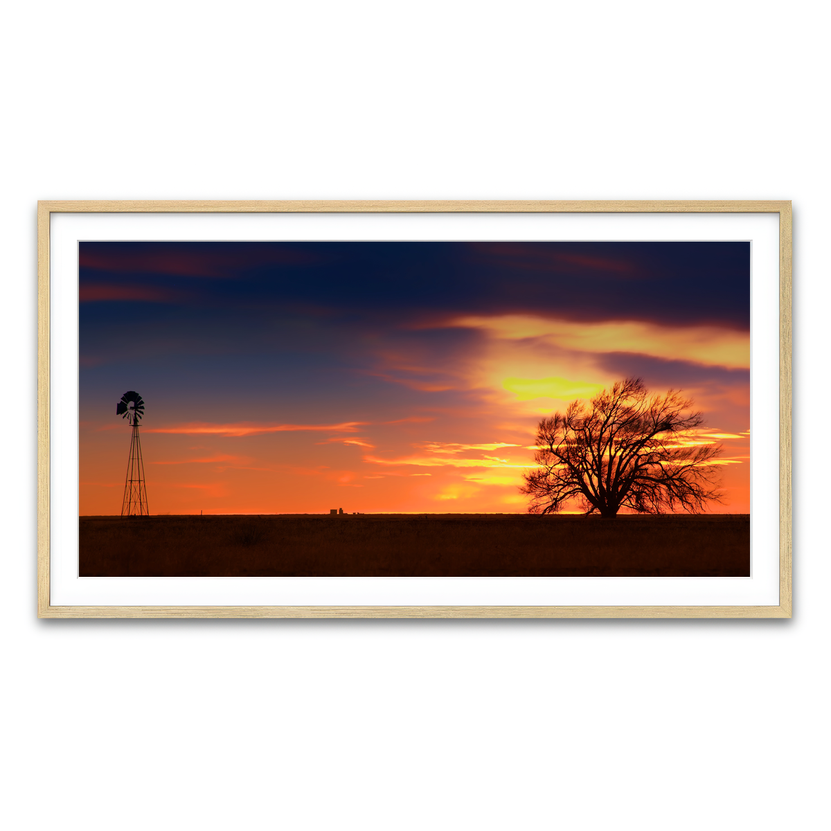 Framed Print 2x1 Natural