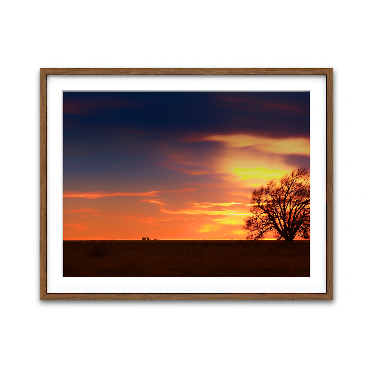 Framed Print 4x3 Walnut