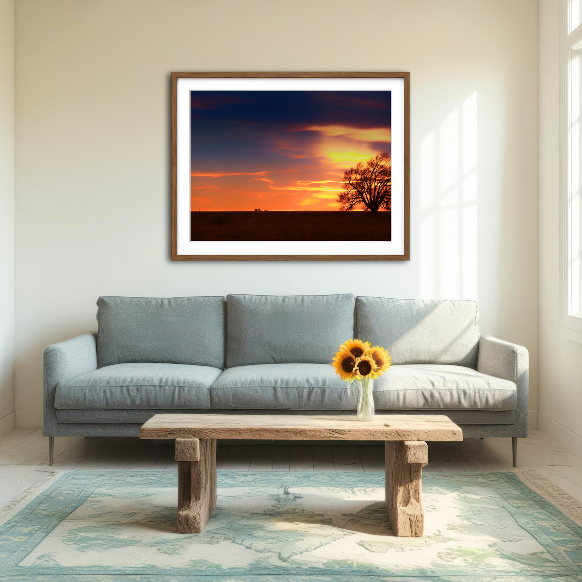 AUTO-MOCKUP ROOM | West Texas Sunset Wall Art