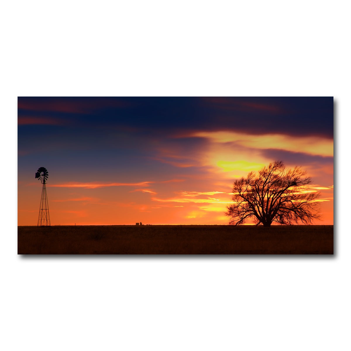 AUTO-MOCKUP WHITE | West Texas Sunset | 1 Piece | Gallery Wrap Canvas | group=2x1