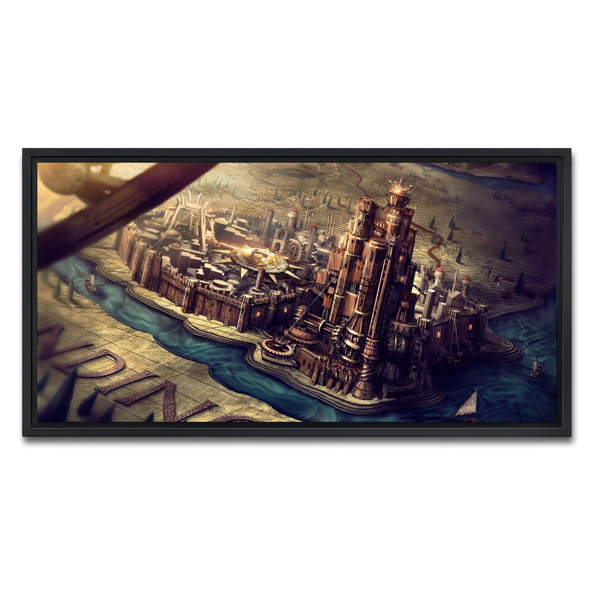 AUTO-MOCKUP WHITE | Westeros | 1 Piece | Black Framed Canvas | group=2x1