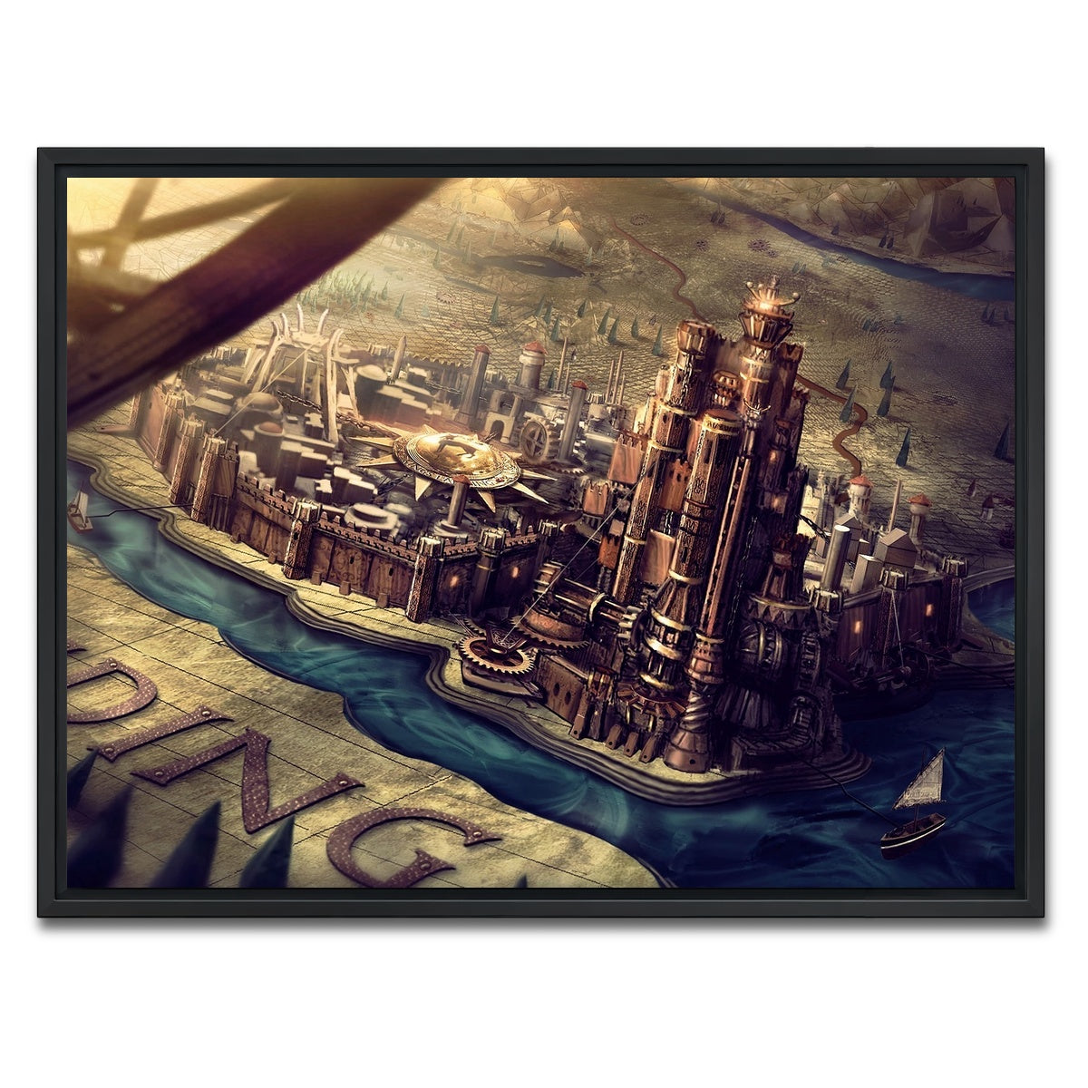 AUTO-MOCKUP WHITE | Westeros | 1 Piece | Black Framed Canvas | group=4x3