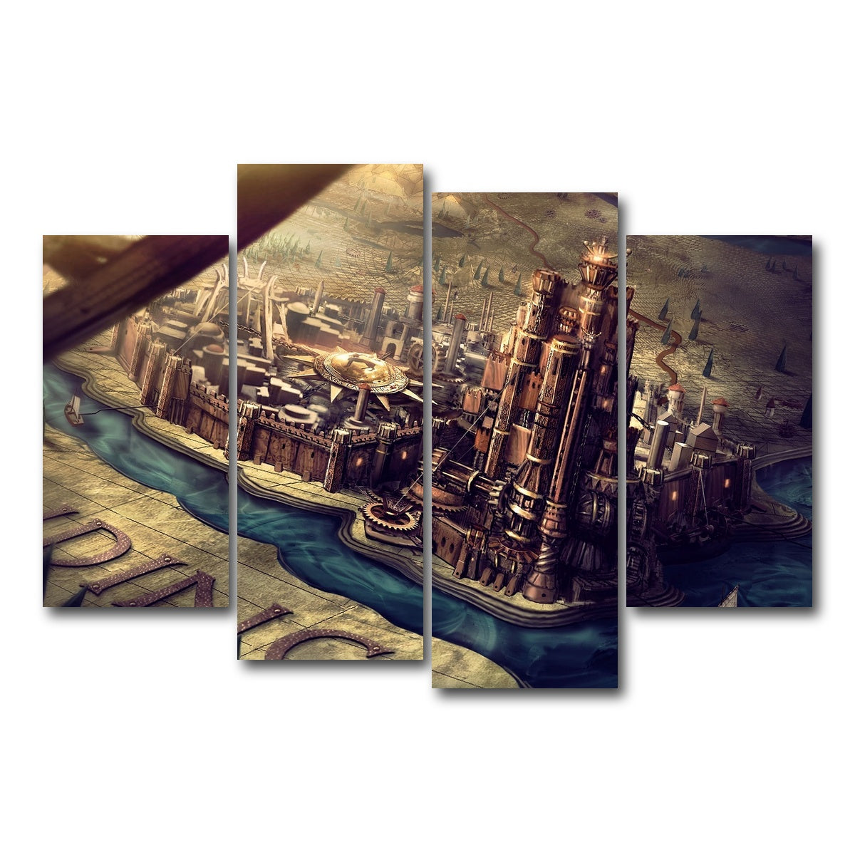 AUTO-MOCKUP WHITE | Westeros | 4 Piece | Gallery Wrap Canvas | group=4_short