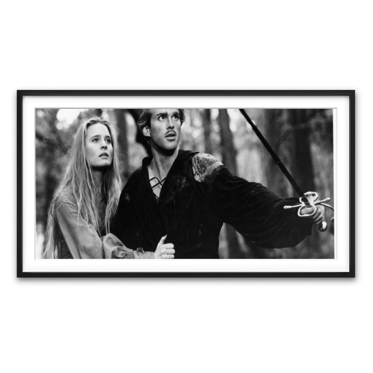 Framed Print 2x1 Black