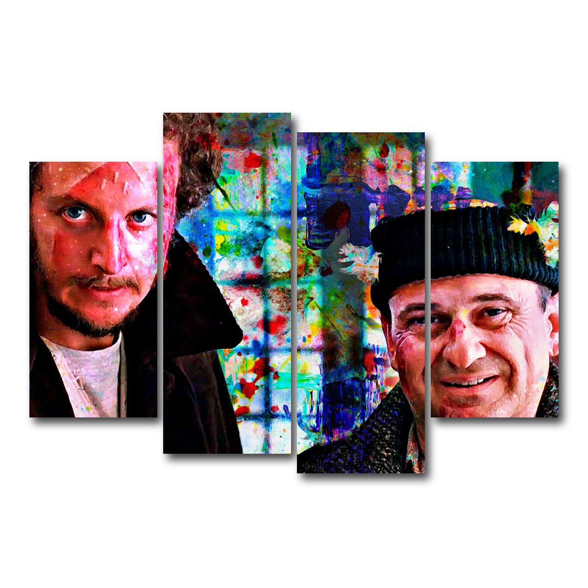 AUTO-MOCKUP WHITE | Wet Bandits | 4 Piece | Gallery Wrap Canvas | group=4_short