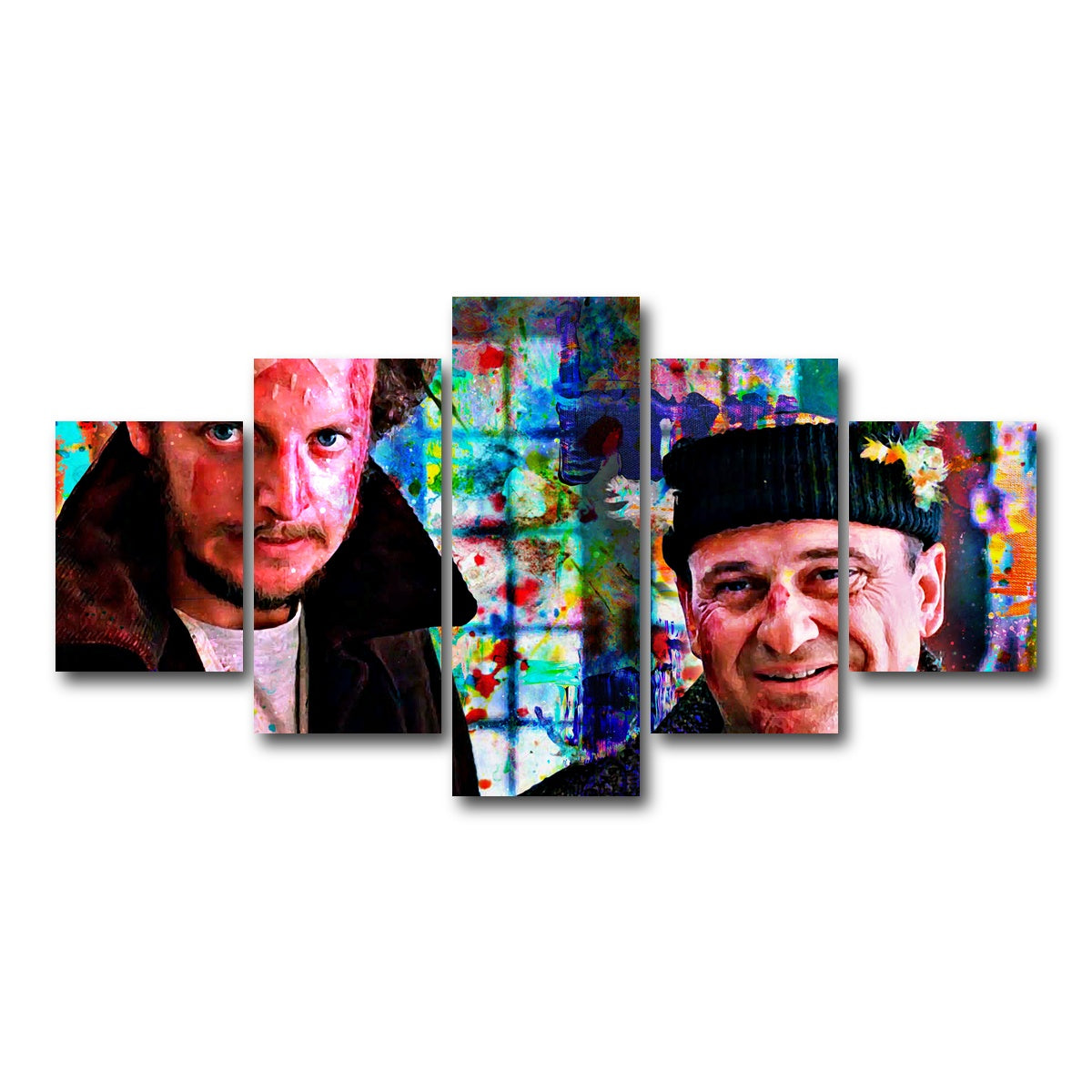 AUTO-MOCKUP WHITE | Wet Bandits | 5 Piece | Gallery Wrap Canvas | group=5_short