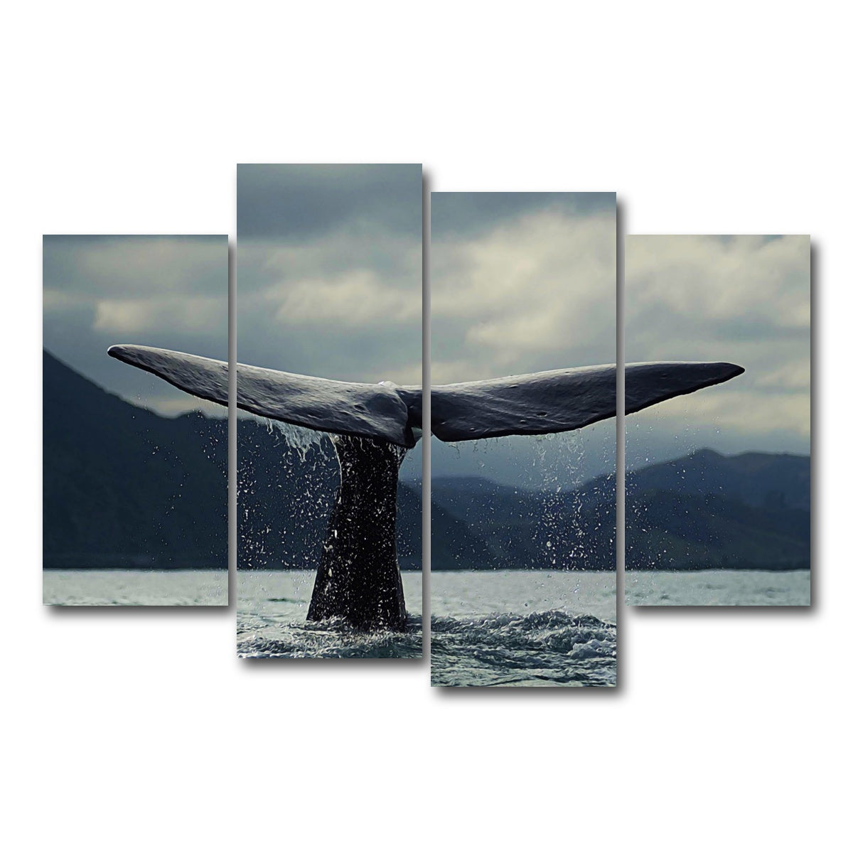 AUTO-MOCKUP WHITE | Whale Tail | 4 Piece | Gallery Wrap Canvas | group=4_short