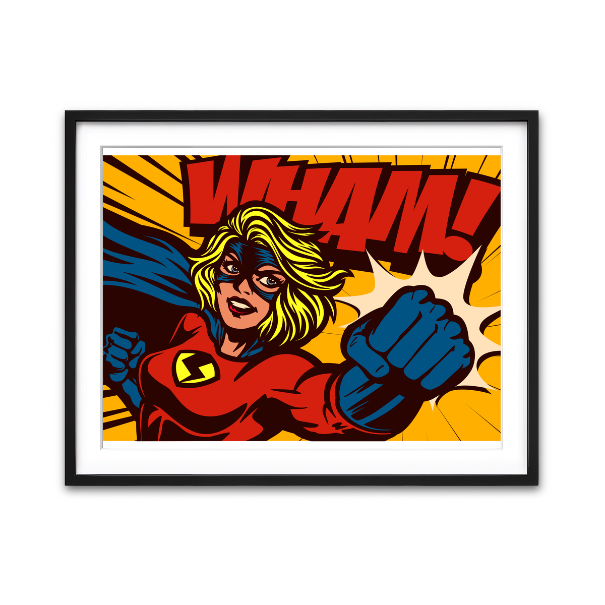 Framed Print 4x3 Black