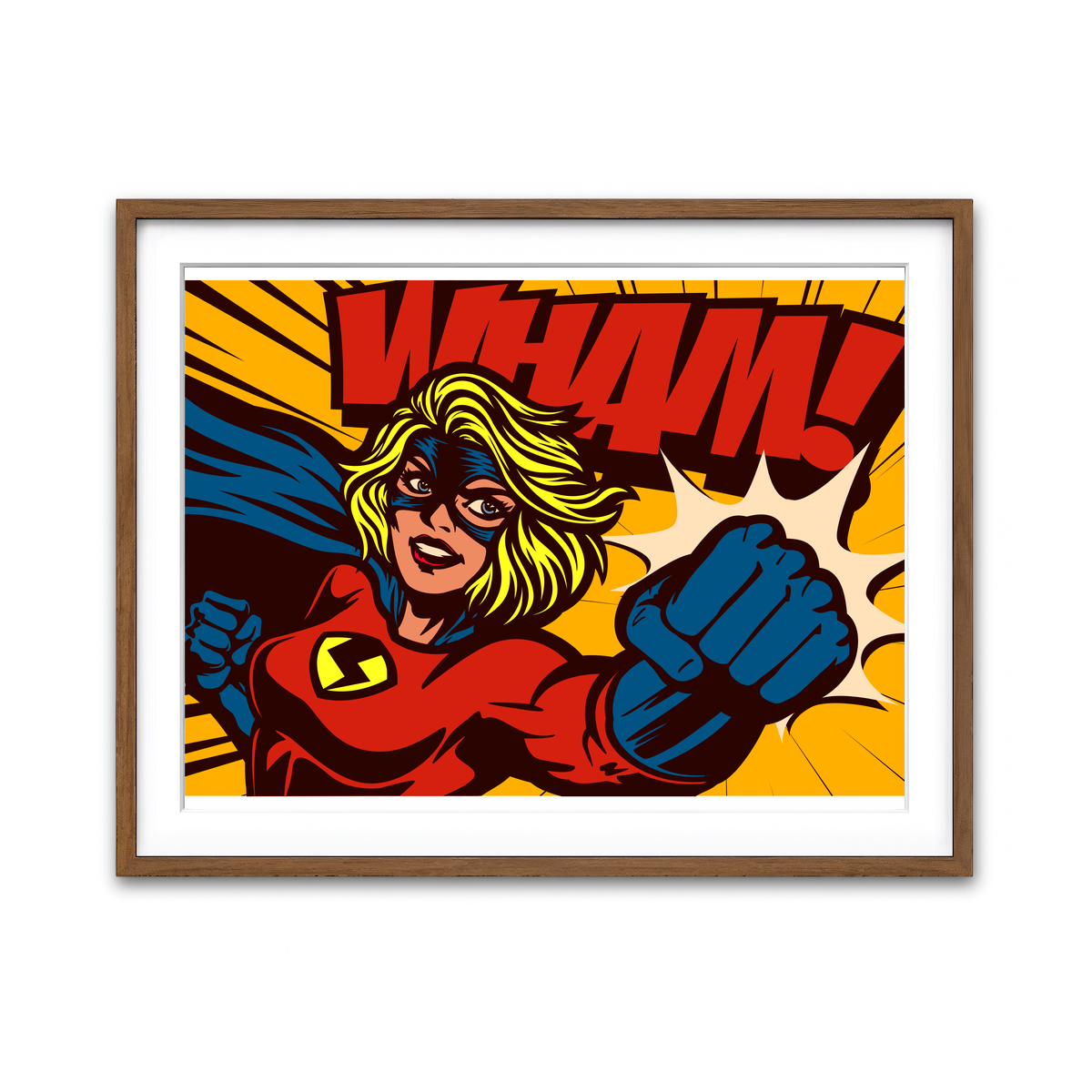 Framed Print 4x3 Walnut